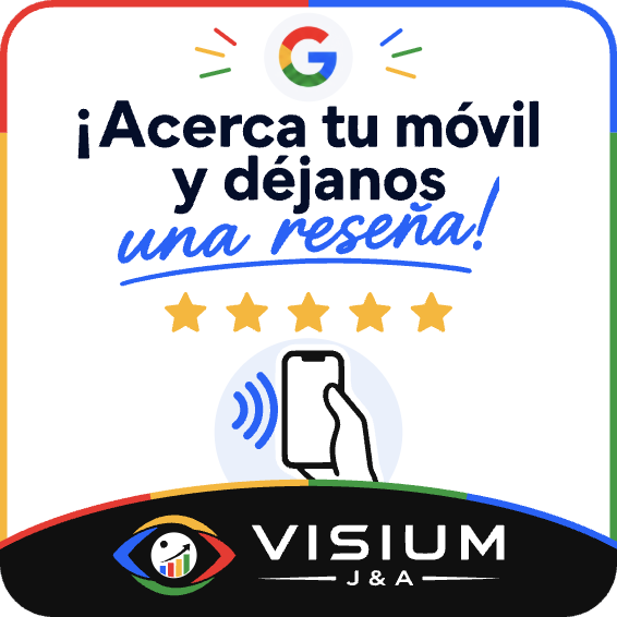 Placa adhesiva Google